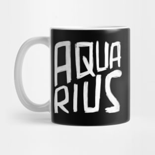 Aquarius Zodiac Sign for Aquarius Mug